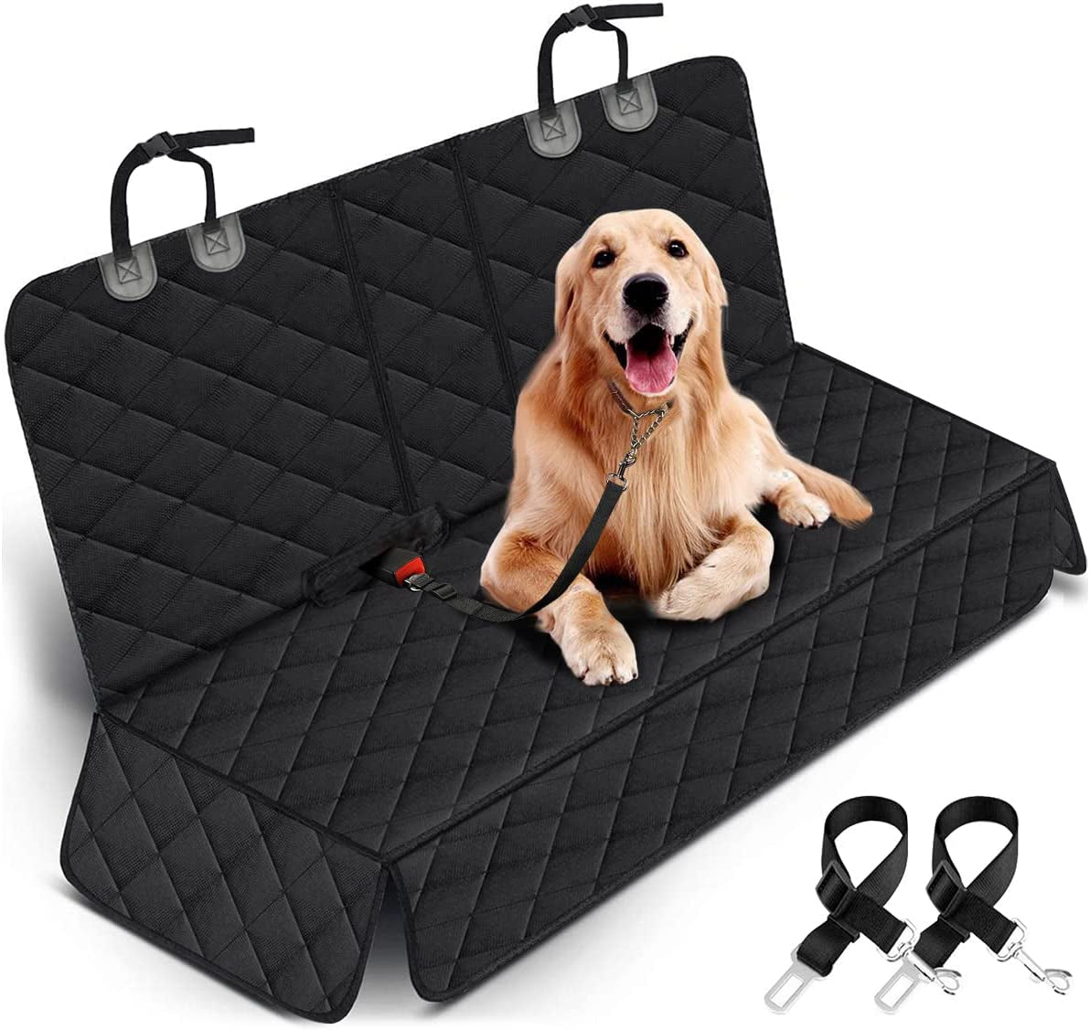 AutoPaws Premium Dog Car Seat Cover – Waterproof, Non-Slip & Armrest-Friendly Design